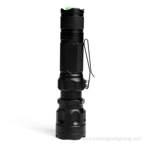 Dimming T6 Aluminum Torch Light LED Rechargeable Flashlight